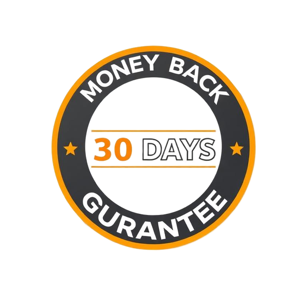 30-day money-back guarantee badge